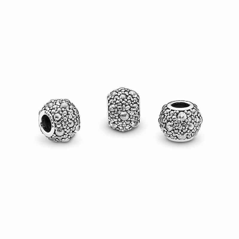 Pandora Shimmering Droplets Charm - Sterling Silver/Cubic Zirconia - Canada | XZ6314GD